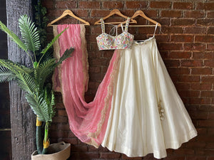 Ivory Swan Lehenga Set - XL image
