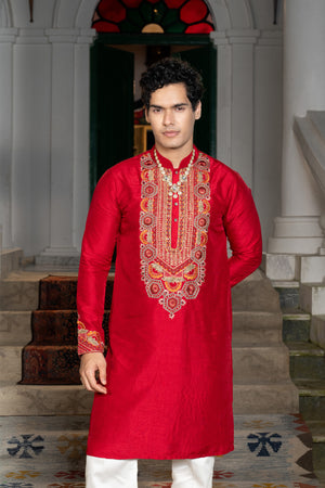 Ruby Riwaz Kurta Set - Custom image