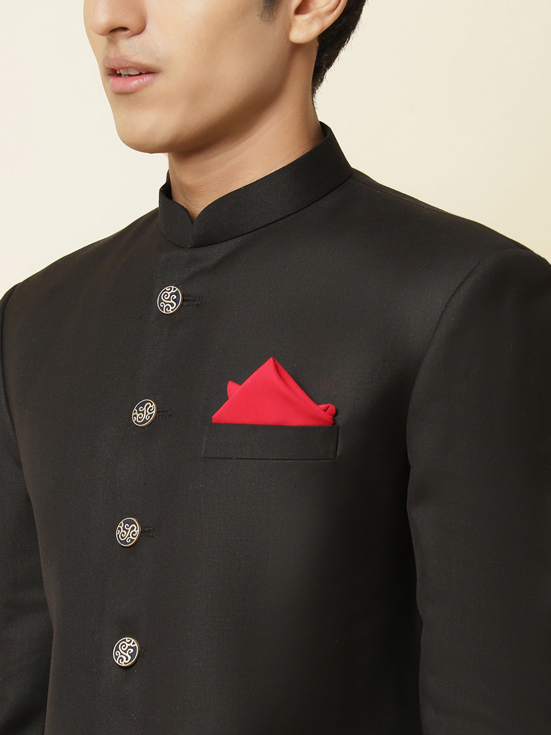 Black Sherwani Set image 1