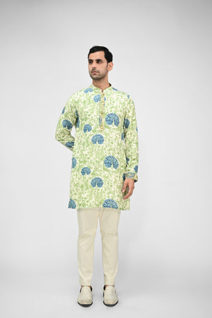 Peacock  Kurta Full Set image 3