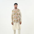 IVORY BLOOM HIGHLIGHTED BUNDI SET image 0
