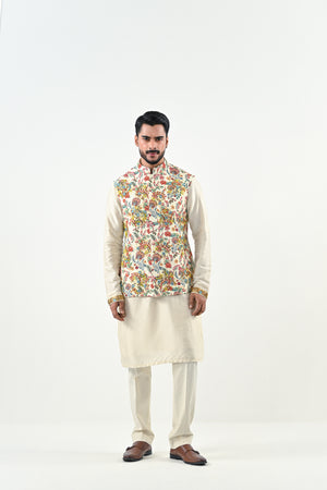IVORY BLOOM HIGHLIGHTED BUNDI SET image 0