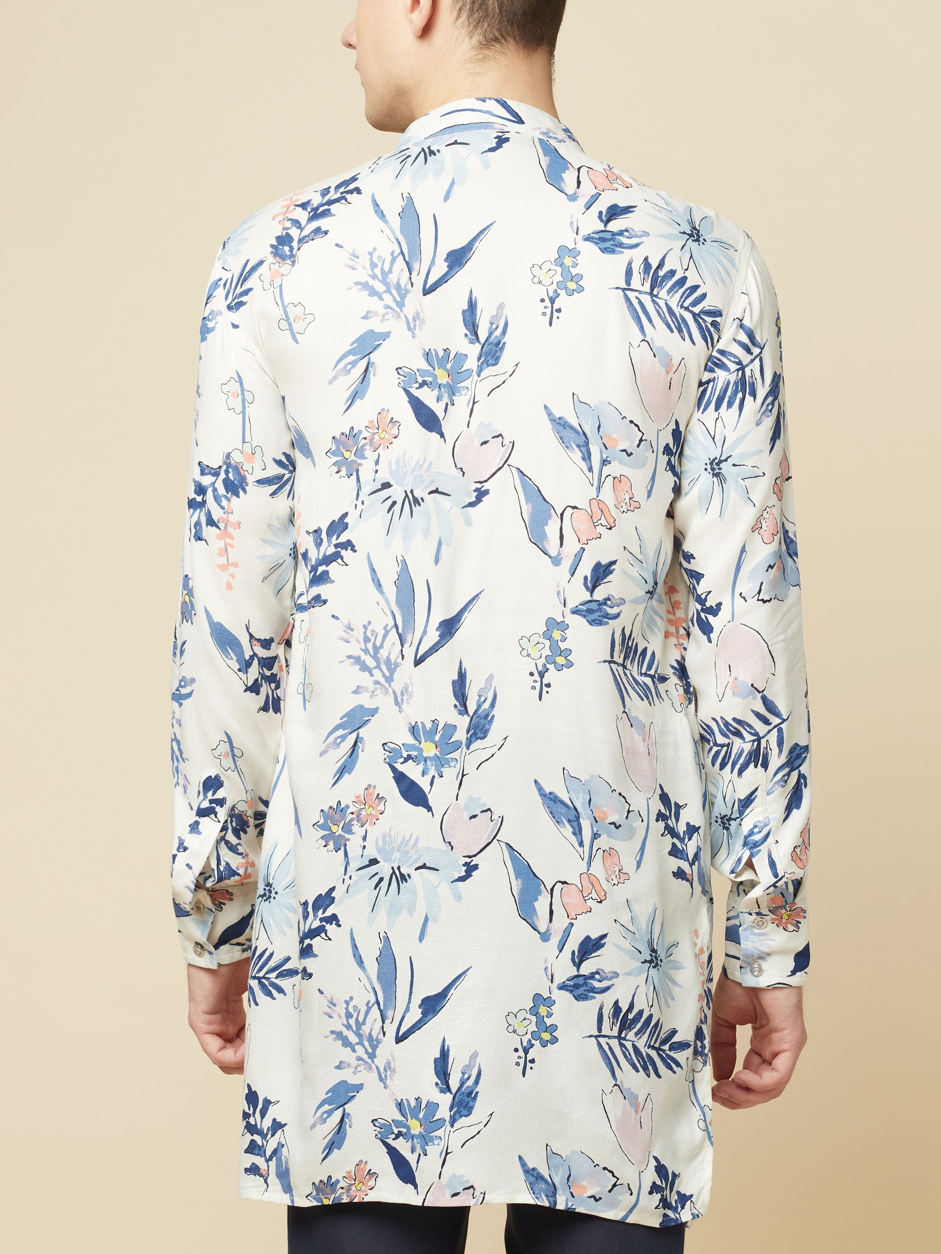 White Paradise Kurta image 1
