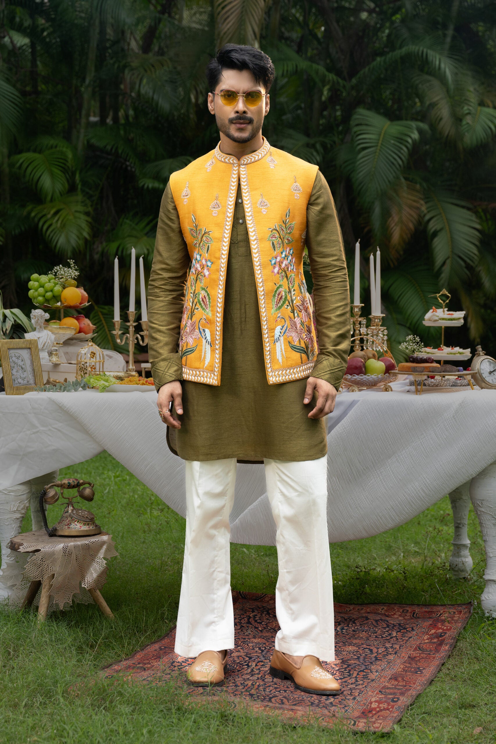 Pitunia Nehru Kurta Set image 4