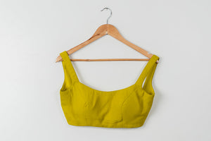 Charteuse Green Sharara With Yellow Multicolor Jacket image 5