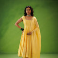 Yellow Anarkali Set
