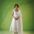 Ivory Anarkali Set