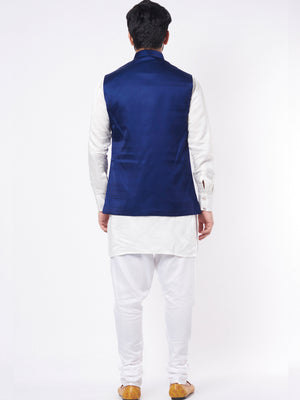 Cobalt Blue Bundi Jacket Set image 2
