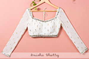 Ivory Mirror Lehenga Set image 3