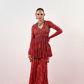 SCARLET ANARKALI SET image 0