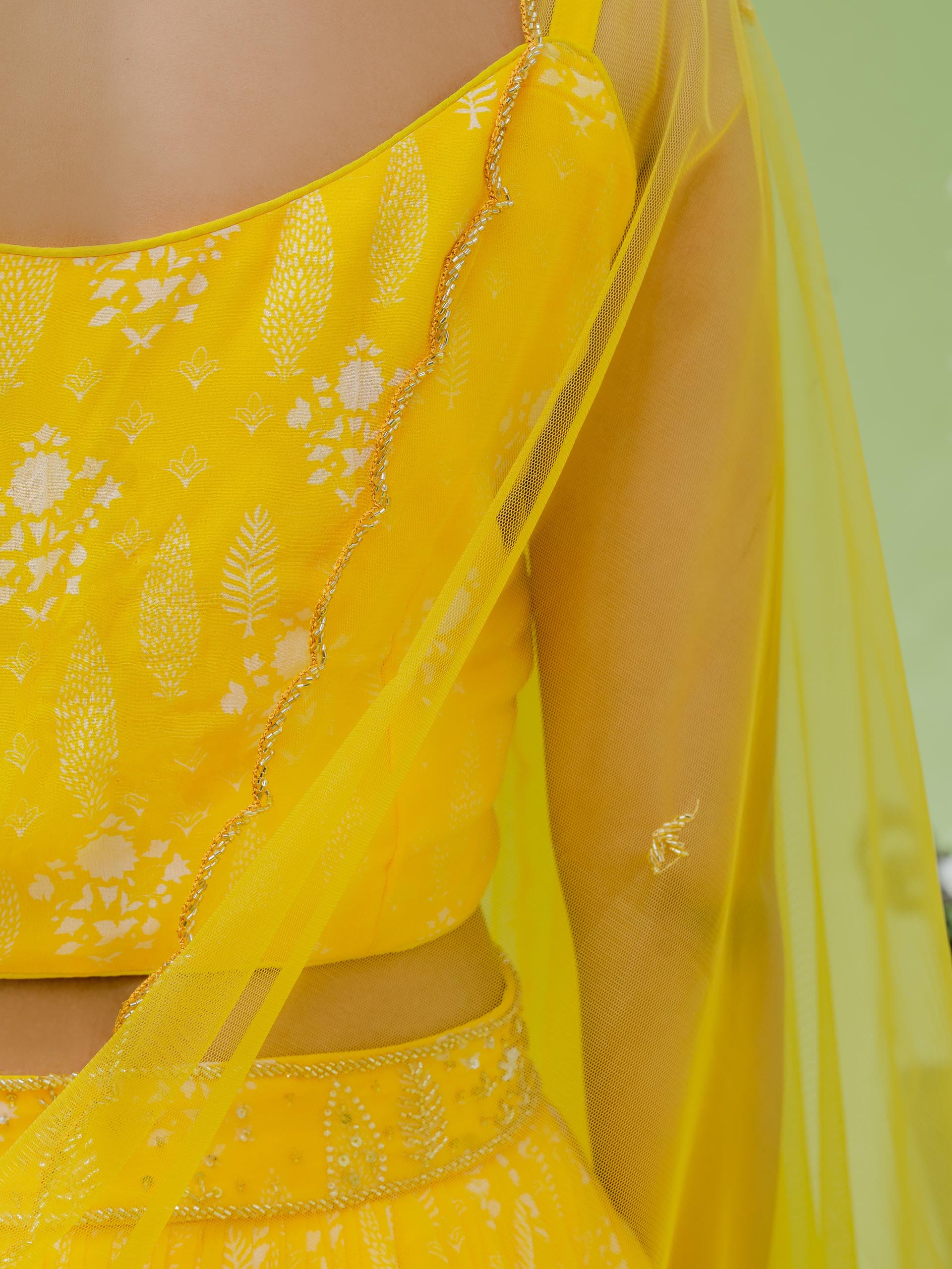 Sunshine Embroidered Lehenga Set image 6