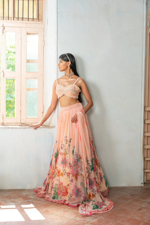 Whimsy Wildflower Lehenga - M image