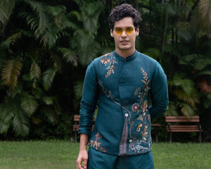 Elan Nehru Kurta Set - L image