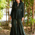 Dark Green Tarah Sharara Set image 0