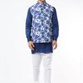 Blue Tropical Bundi Jacket Set image 0
