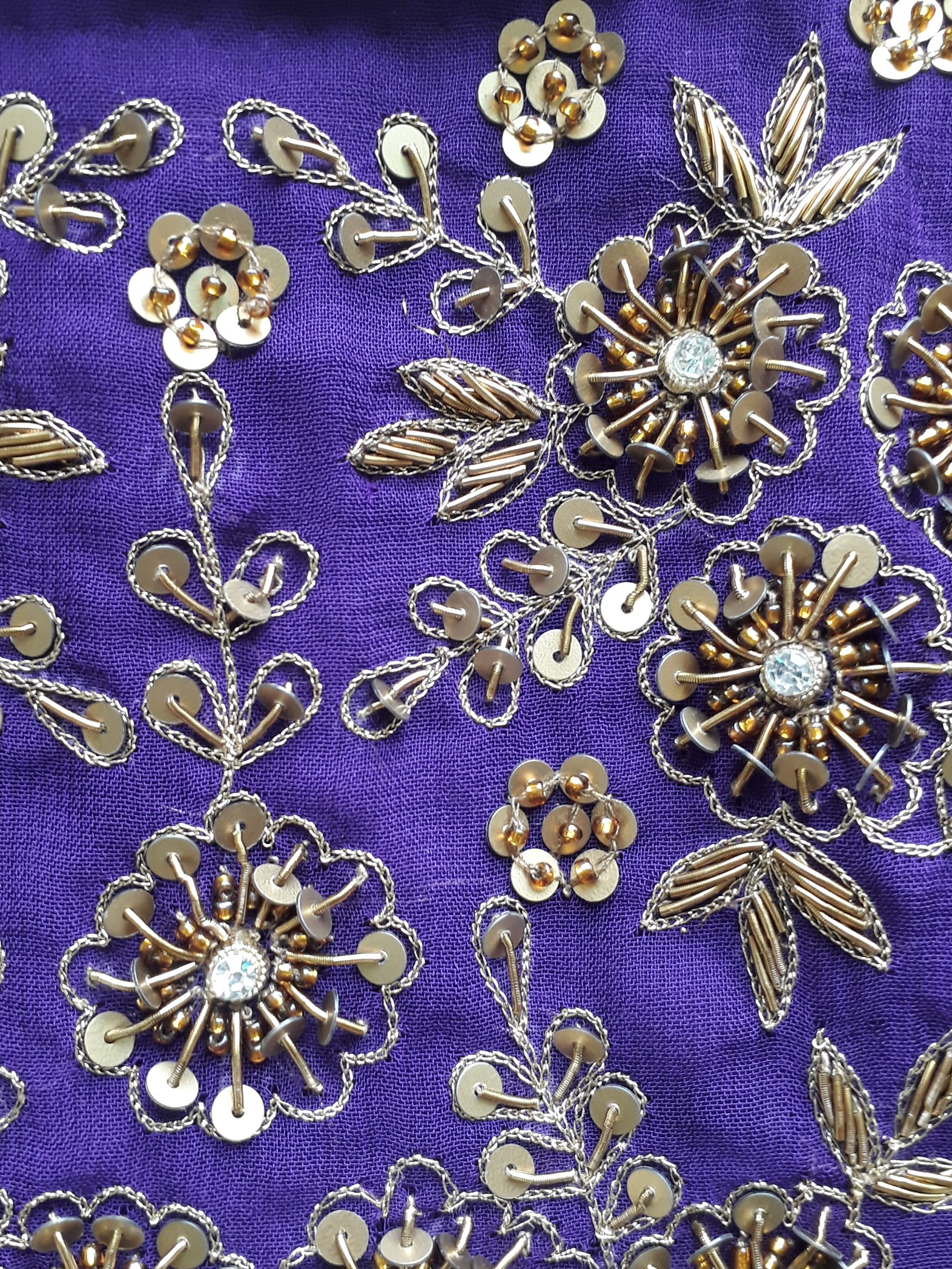 Purple Georgette Lehenga image 4