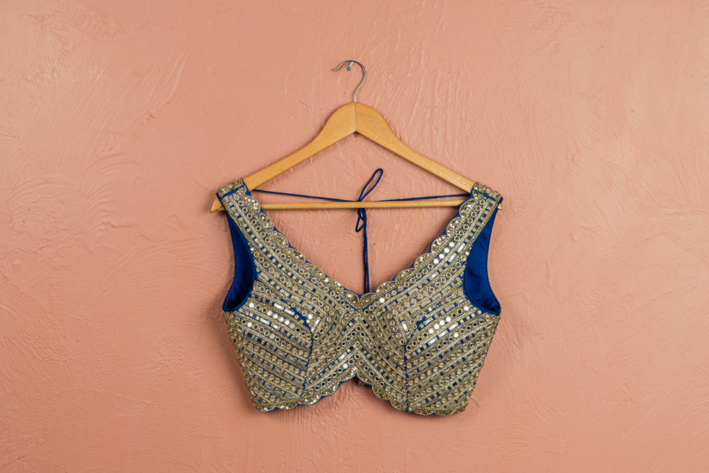 Azure Blue Sharara Set image 2