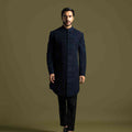 Blue Achkan Set image 0