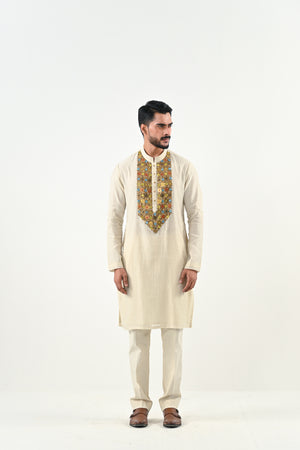 IB EMBROIDERED KURTA SET - M image