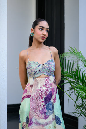 Eden Cut Midi Dress image 1