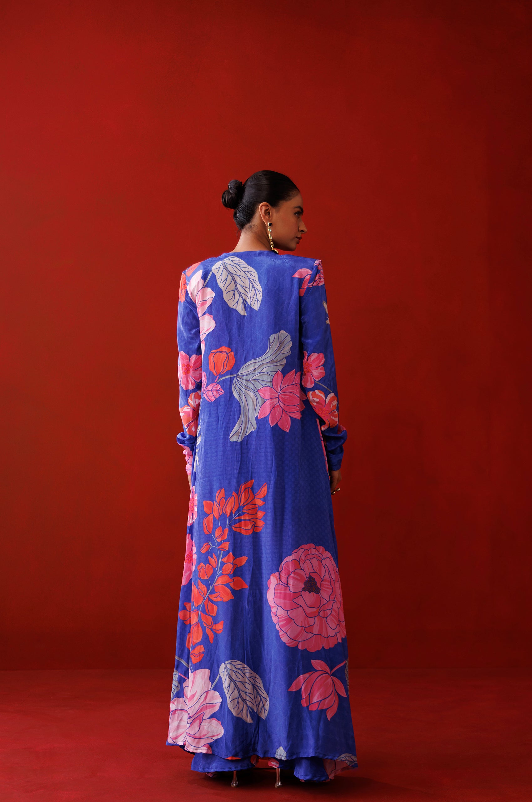 Blue Bold Shoulder Shrug Set image 6