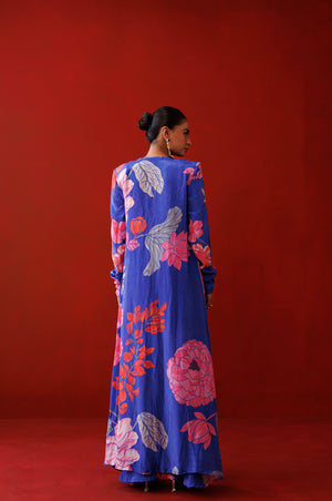 Blue Bold Shoulder Shrug Set image 6