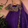 Violet Lehenga Set image 0