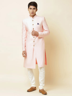 Light Pink Sherwani Set - XL image