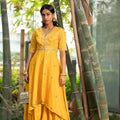 Yellow Raabya Kurta Sharara Set image 0