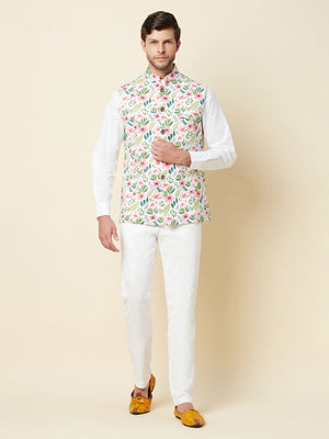 Digital Print Bundi Jacket - L image