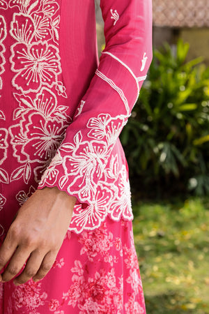 Fuchsia Pink 3 Piece Kurta Set image 4