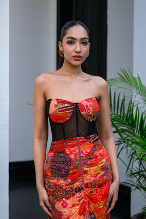 Dawn Corset Assymetrical Dress image 5