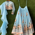 Blue Lehenga Set image 0