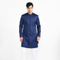 Royal Blue French Knot Achkan Set image 0