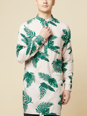 Tropical Green Kurta image 6