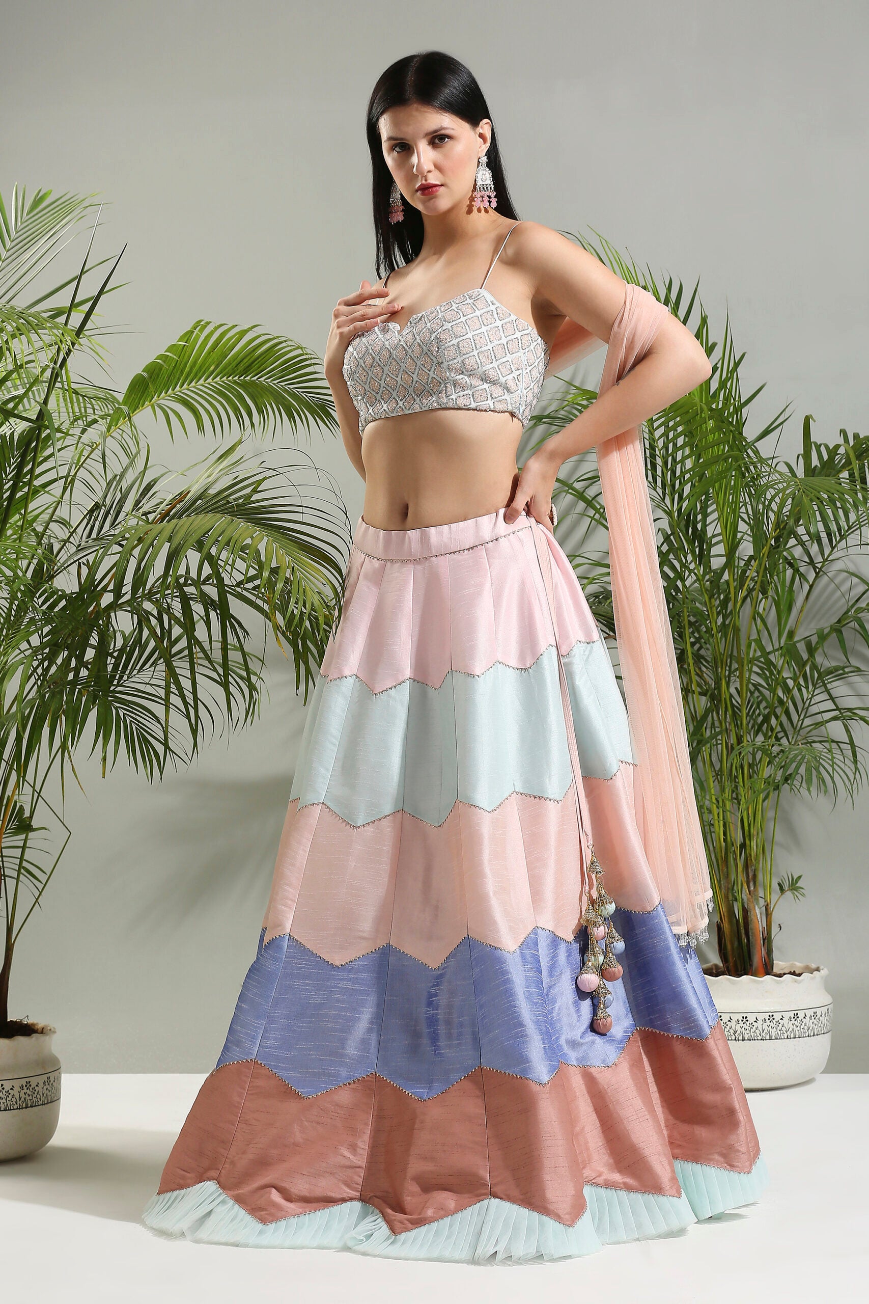 Multicolor Lehenga Set image 0