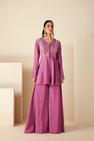 Mauve Melody Peplum Set image 4