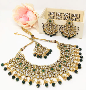 Rani Necklace Set - Green image