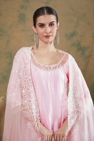 Baby Pink Anarkali image 3