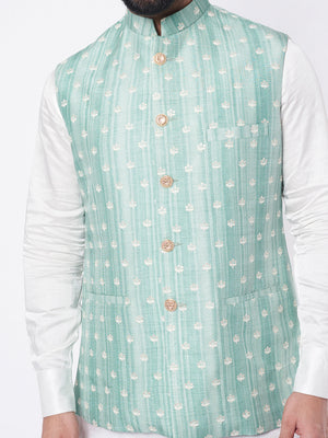 Celeste Silk Bundi Jacket Set image 1