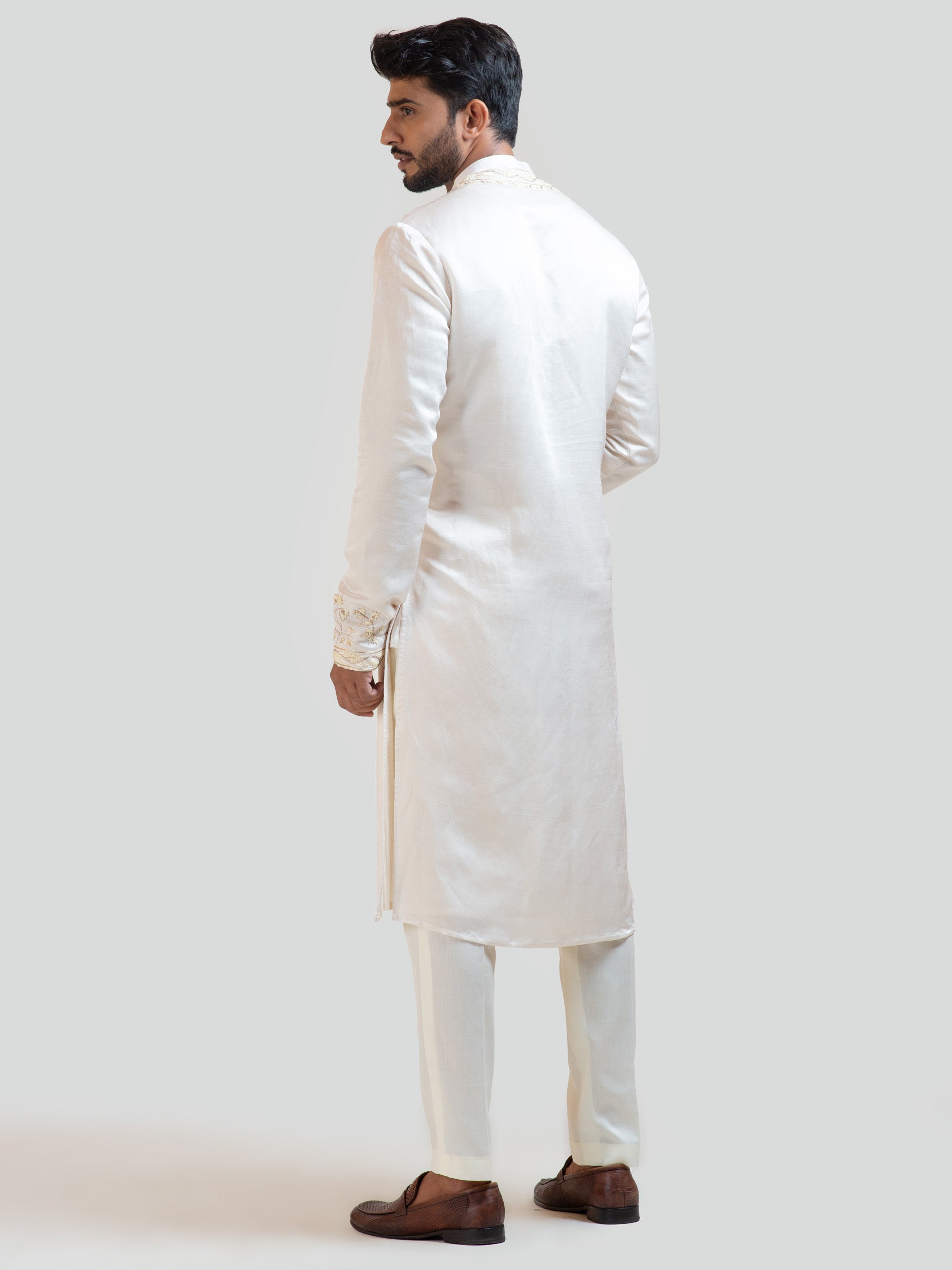 Cream Paradise Kurta Set image 1