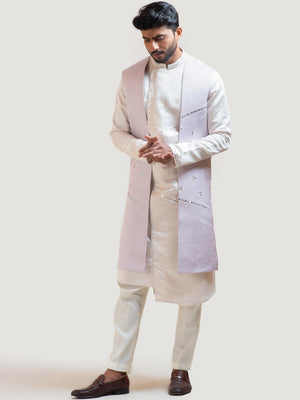 Lilac Mirror Long Jacket - M image