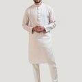 Geometric Thread Kurta Set image 0