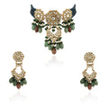 22KT Gold Plated Choker Necklace Set image 0