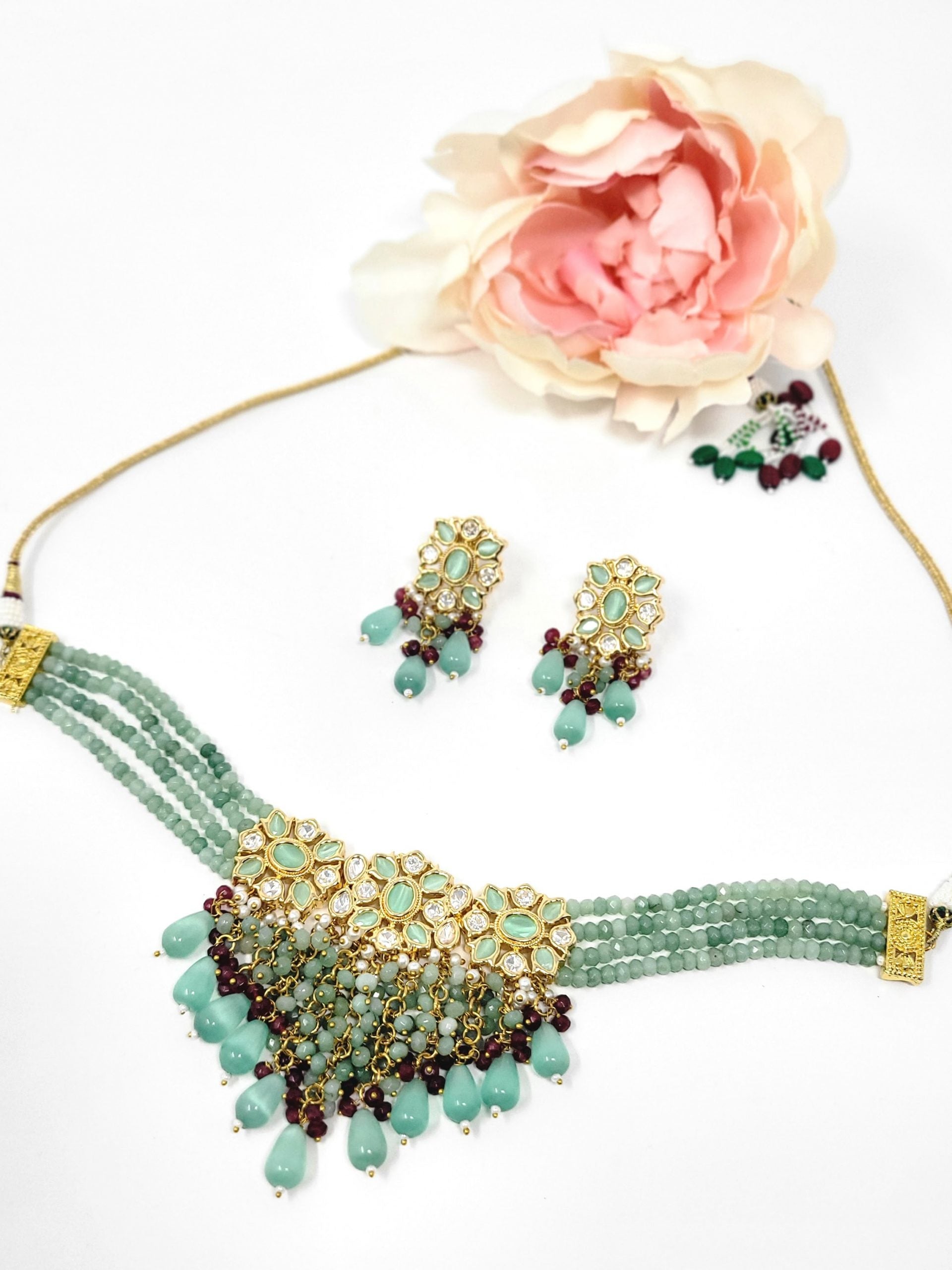 Mint Green Choker Set image 0