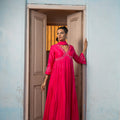 Rosy Flared Dress image 0