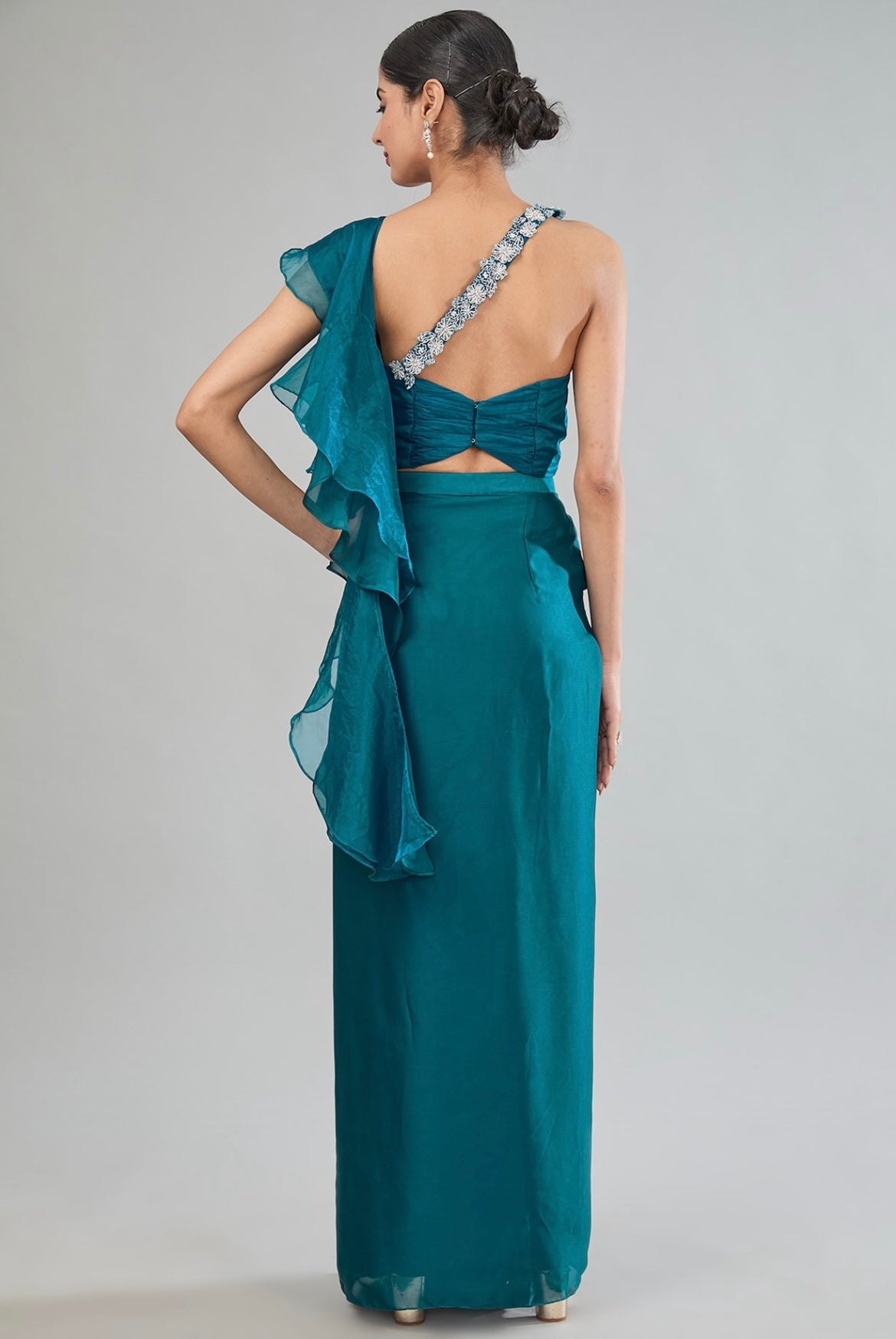 Drape skirt set image 3