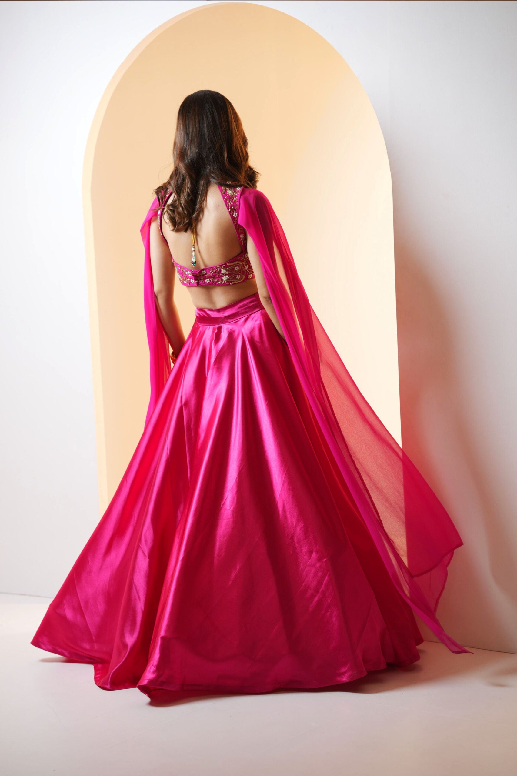 Pink Meera Lehenga Set image 3