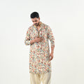IB HIGHLIGHTED KURTA WITH COWL PANTS image 0