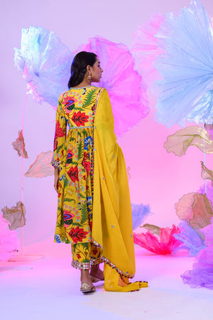 Tuscan Kaftan Kurta Set image 5